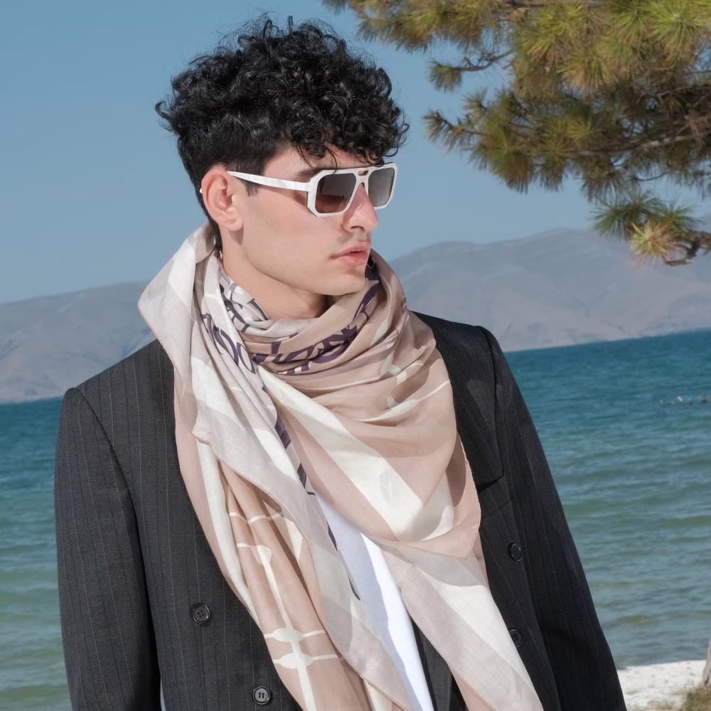 Modal cashmere scarf