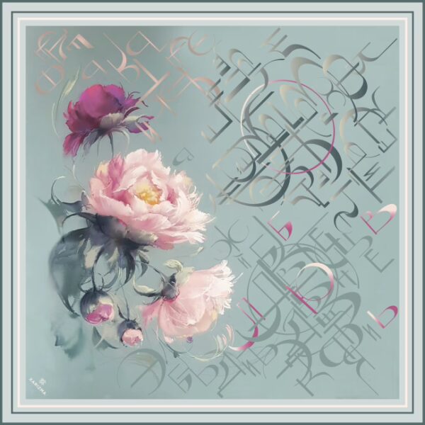 Lingua Flora | Silk twill scarf